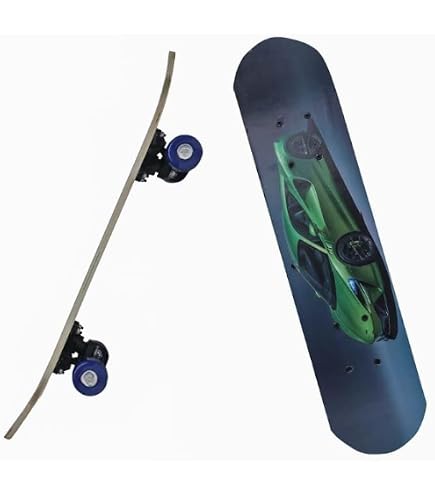 Buy Hanumant Creation 7Wooden Mini Skateboard for Kids, Spiderman
